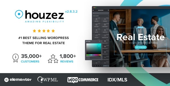 Houzez (v2.8.6.1) Real Estate WordPress Theme Free Download (GPL)